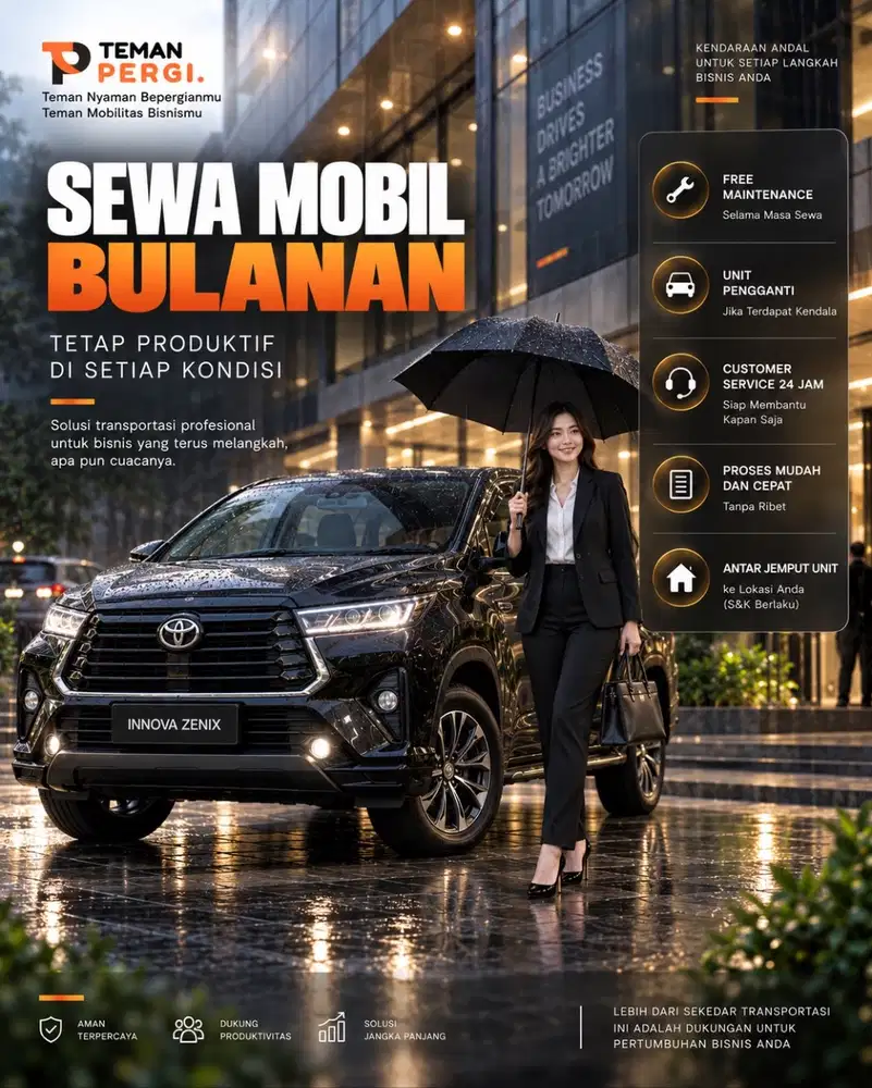 Sewa Mobil Bulanan Untuk Kegiatan Perusahaan