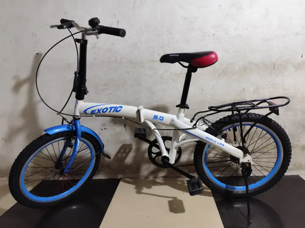 Sepeda lipet ukuran 20 siap pakai