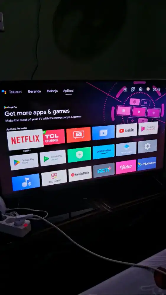 Dijual TCL 40 Inch Android Smart TV (40A7) — Mulus 100% & Normal