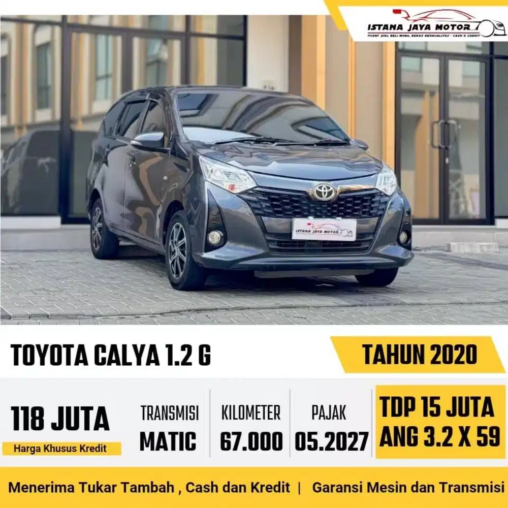 Toyota calya G AT th 2020 #istana jaya motor