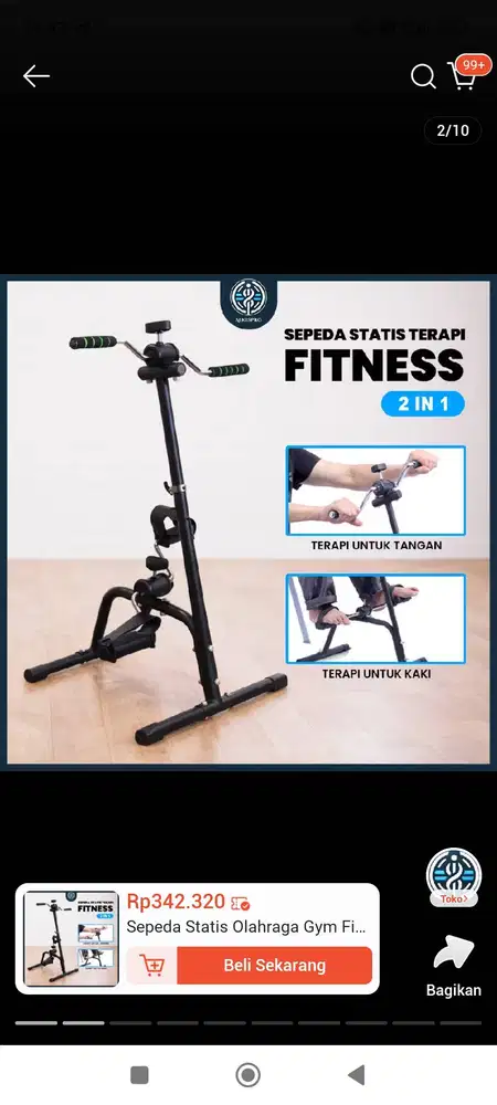 Sepeda terapi tangan kaki