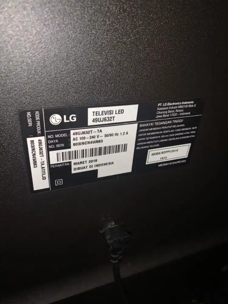 Smart TV LG 49UJ632T 49.inch