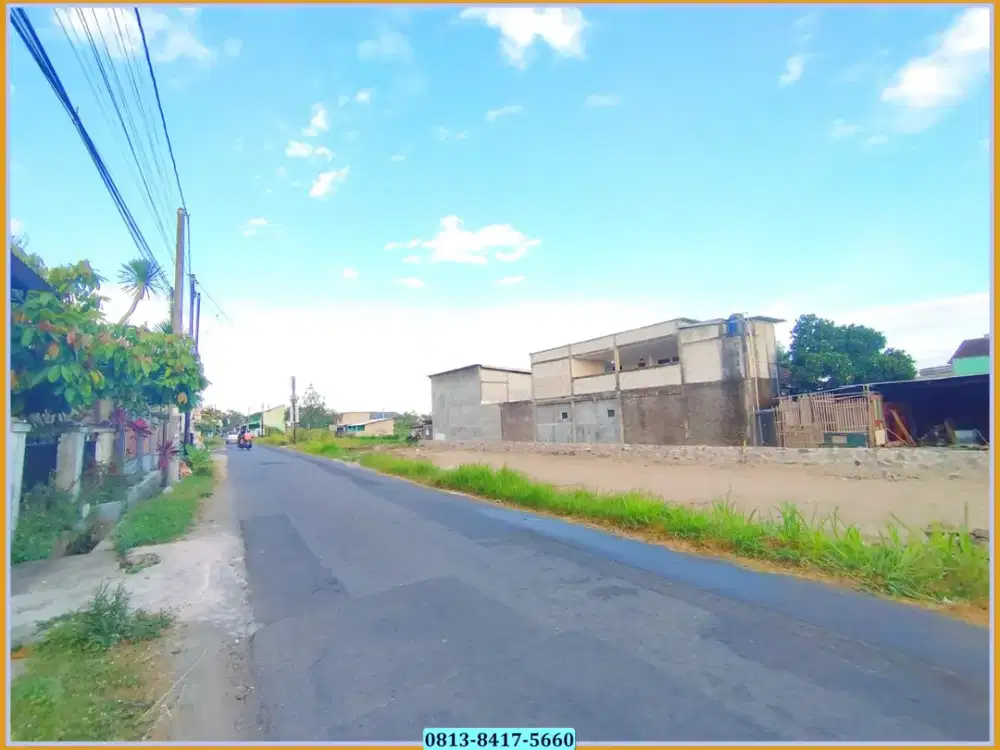 Jual Tanah Kavling Tepi Jalan Utama Area Kampus JOGJA