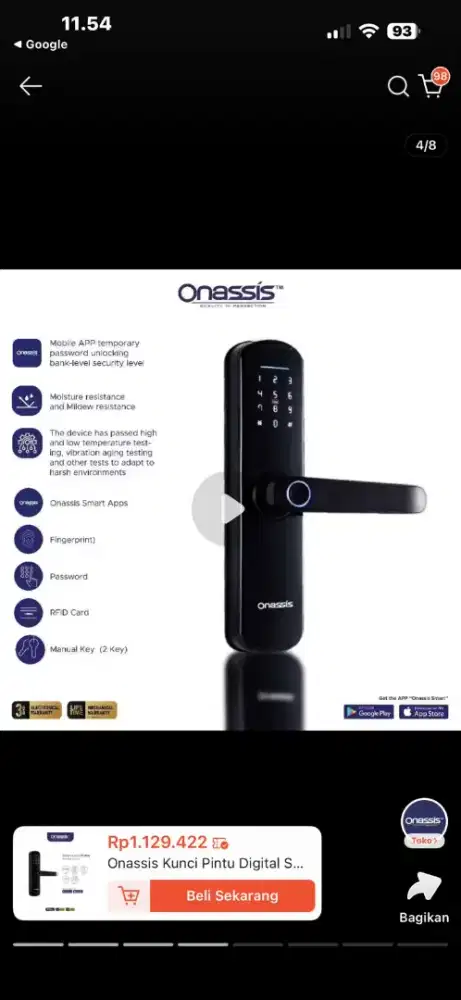 Digital Lock Onassis