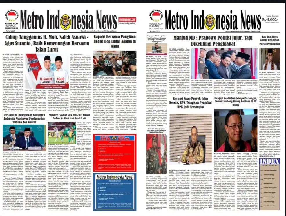 DIBUTUTUHKAN SEGERA TENAGA LAY OUT/TATA LETAK KORAN BERPENGALAMAN