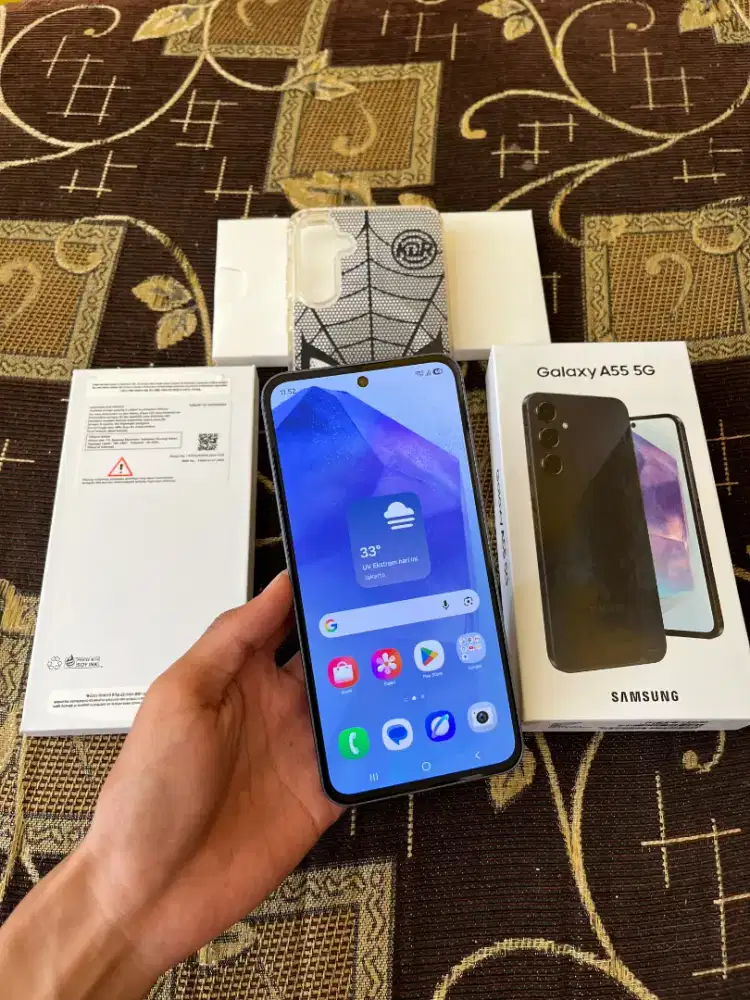 Samsung Galaxy A55 12/256 fullset mulus