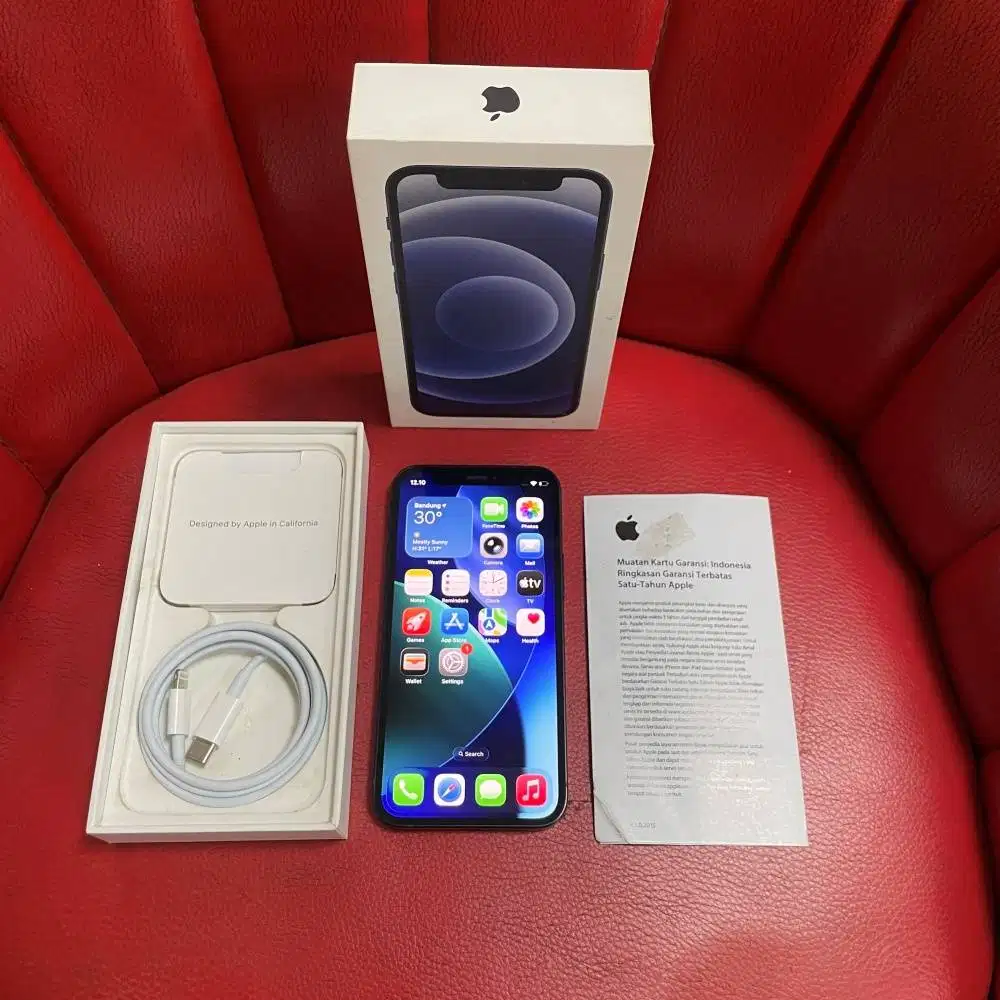 iPhone 12 Mini 128gb iBox PA/A Black Fullset