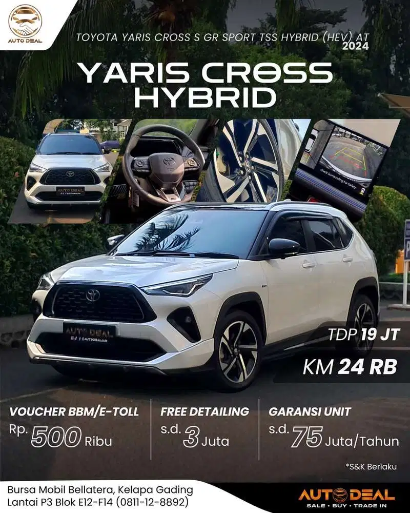 Toyota Yaris Cross S GR Sport TES Hybrid (HEV) 2024 bukan Corolla