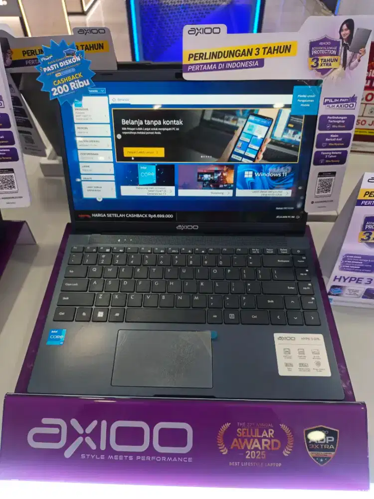 Kreidt laptop axioo promo DP mulai 0
