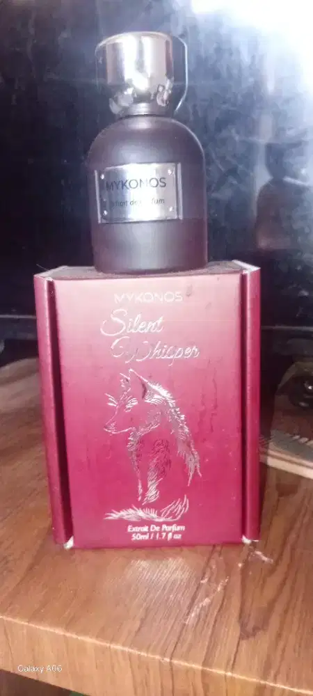 Parfum mykonos silent whisper butuh uang