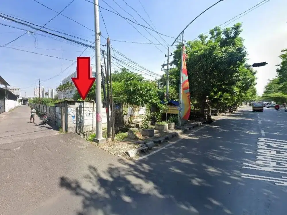 TANAH BESAR 2.288 M2 RAYA KENJERAN Surabaya Dkt MERR Cck Hotel, Gudang