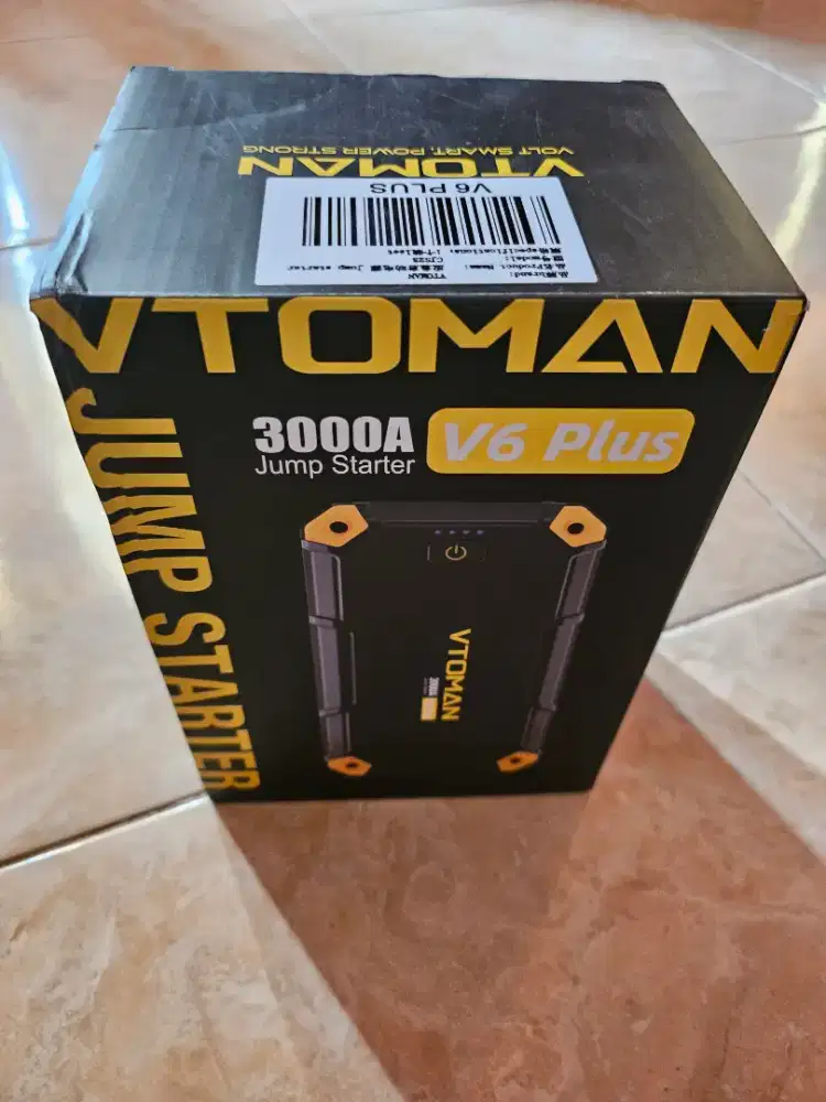 Di Jual VTOMAN V6 Plus Jump Stater mobil & motor, Battery : 37Wh/10000