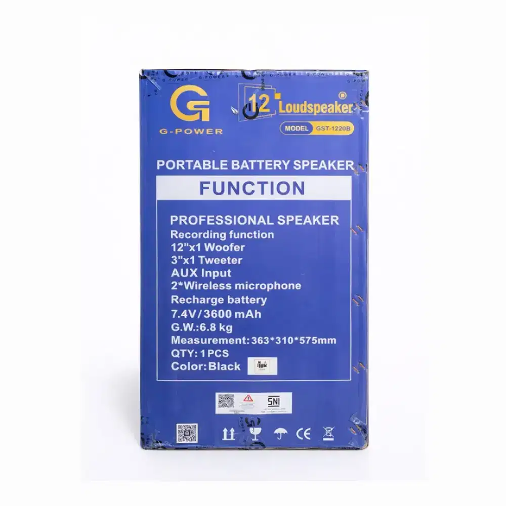 GST-1220B Speaker active karaoke