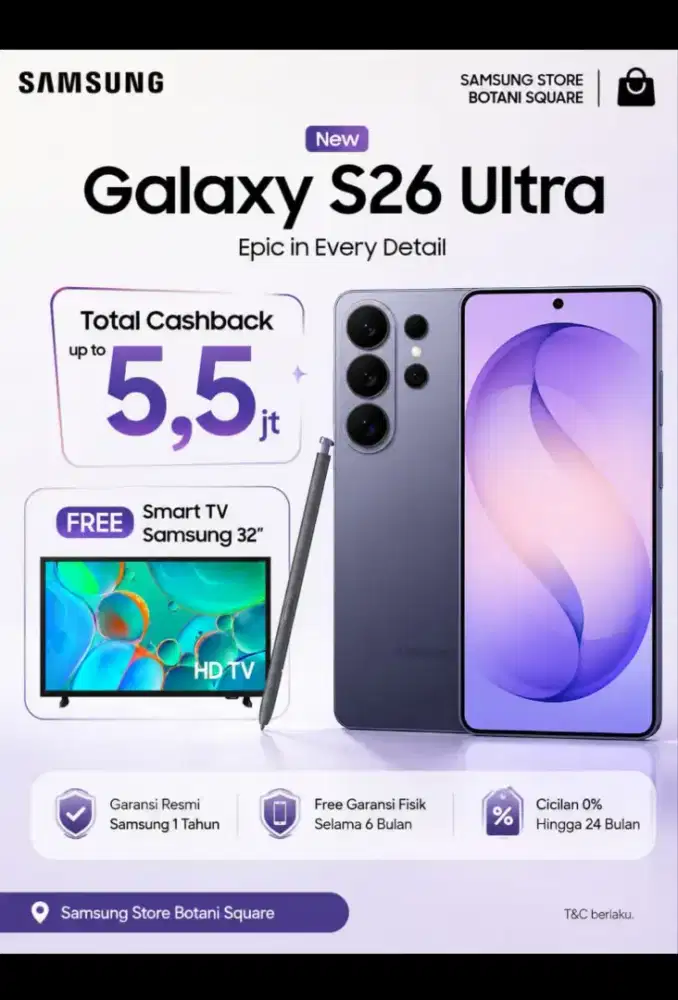 Cicilan Samsung S26 Ultra