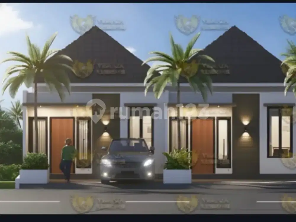 Rumah Murah 1 Lantai 2 Kamar Konsep Cluster di Tabanan