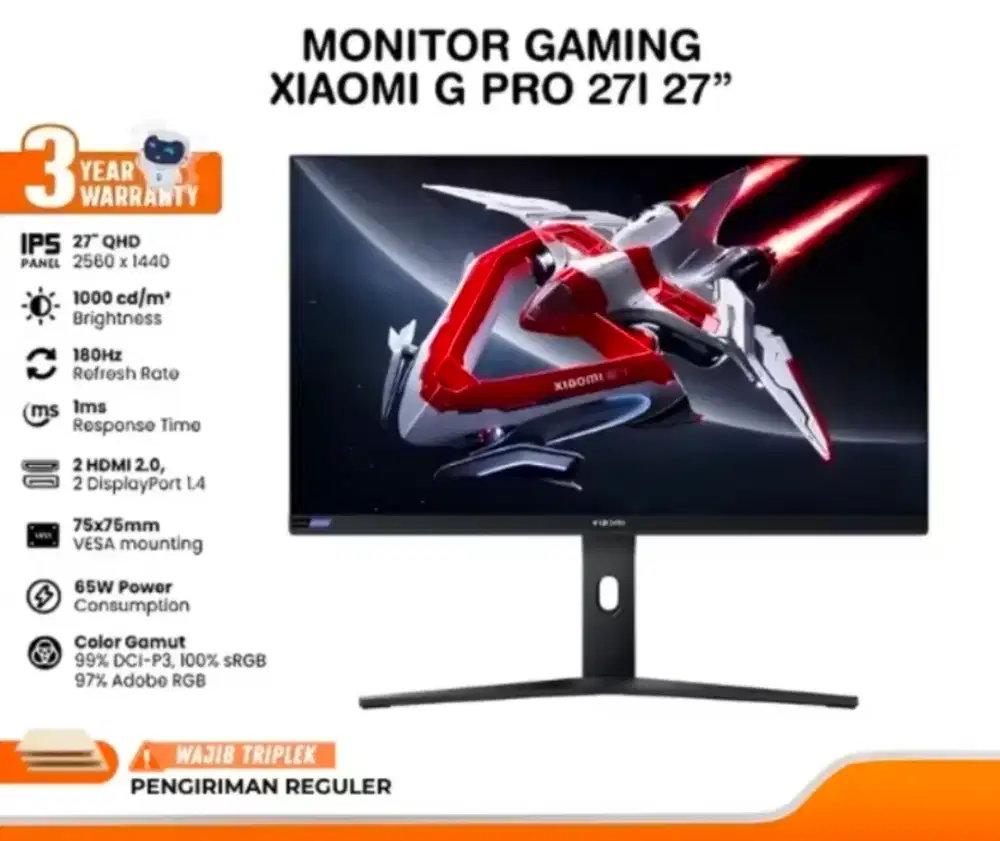 XIAOMI MONITOR GAMING G PRO 27i 2026 Refresh Rate 144Hz