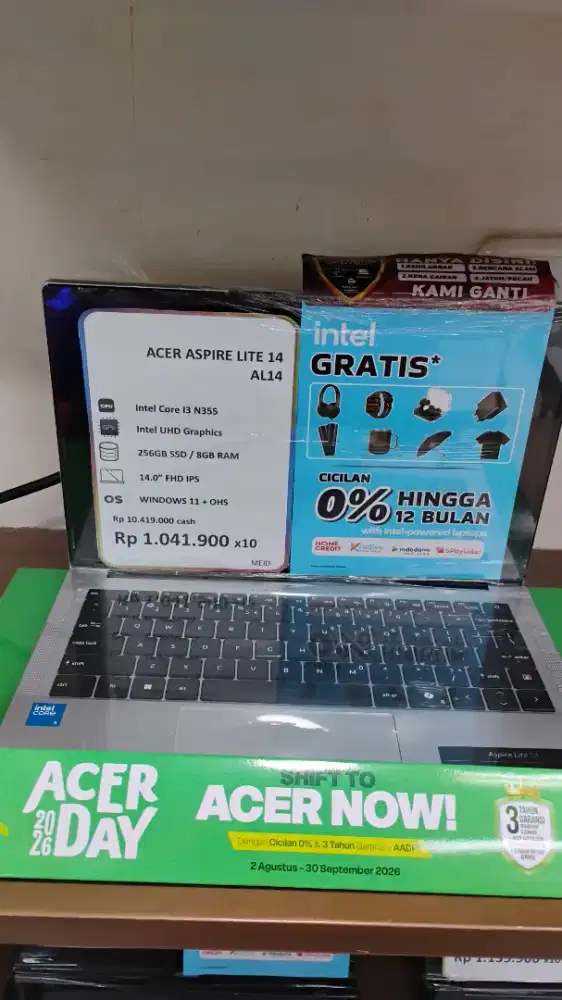 Acer aspire lite 14 AL14 Promo cicilan home credit