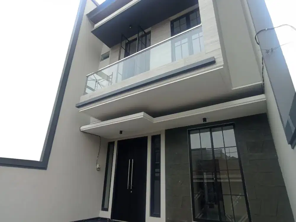 Rumah MANYAR KERTOADI Surabaya Baru 2 Lantai LUX Dkt Kertajaya Klampis Tirtoyoso ITS Unair