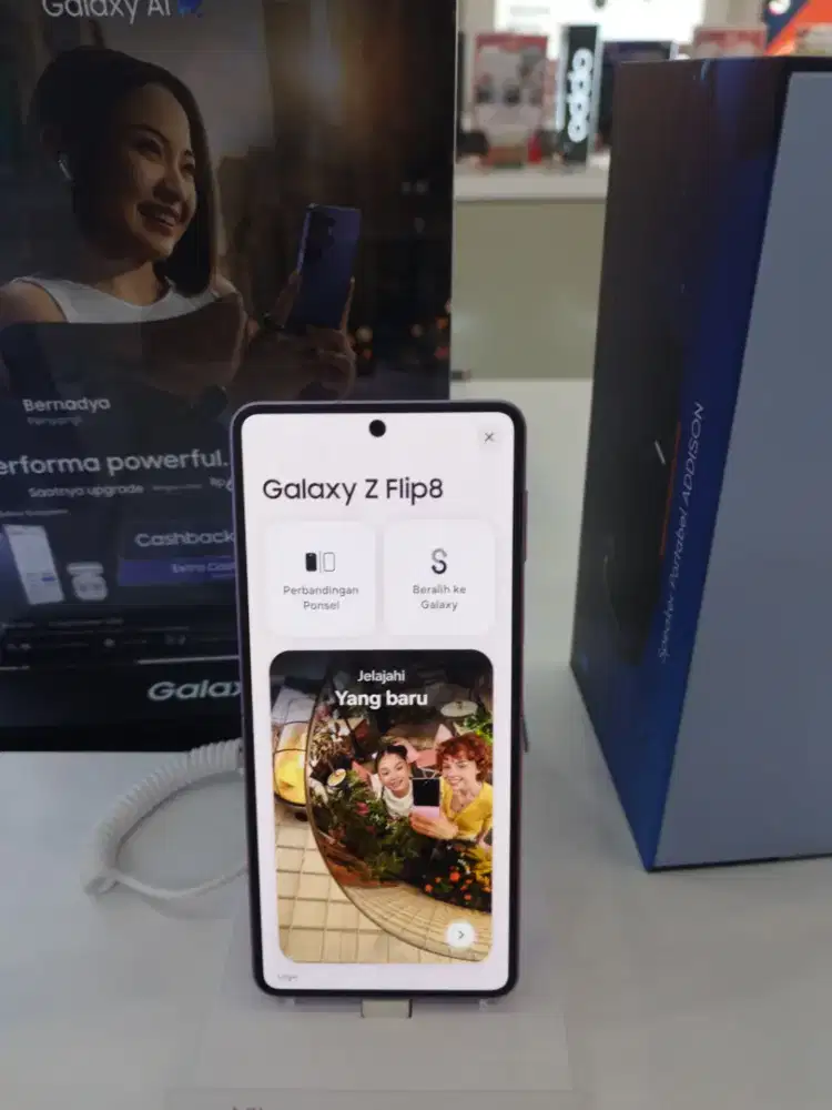 SAMSUNG GALAXY ZFLIP 8 FREE VOUCHER AKSESORIS CICILAN FREE DP,BUNGAN0%