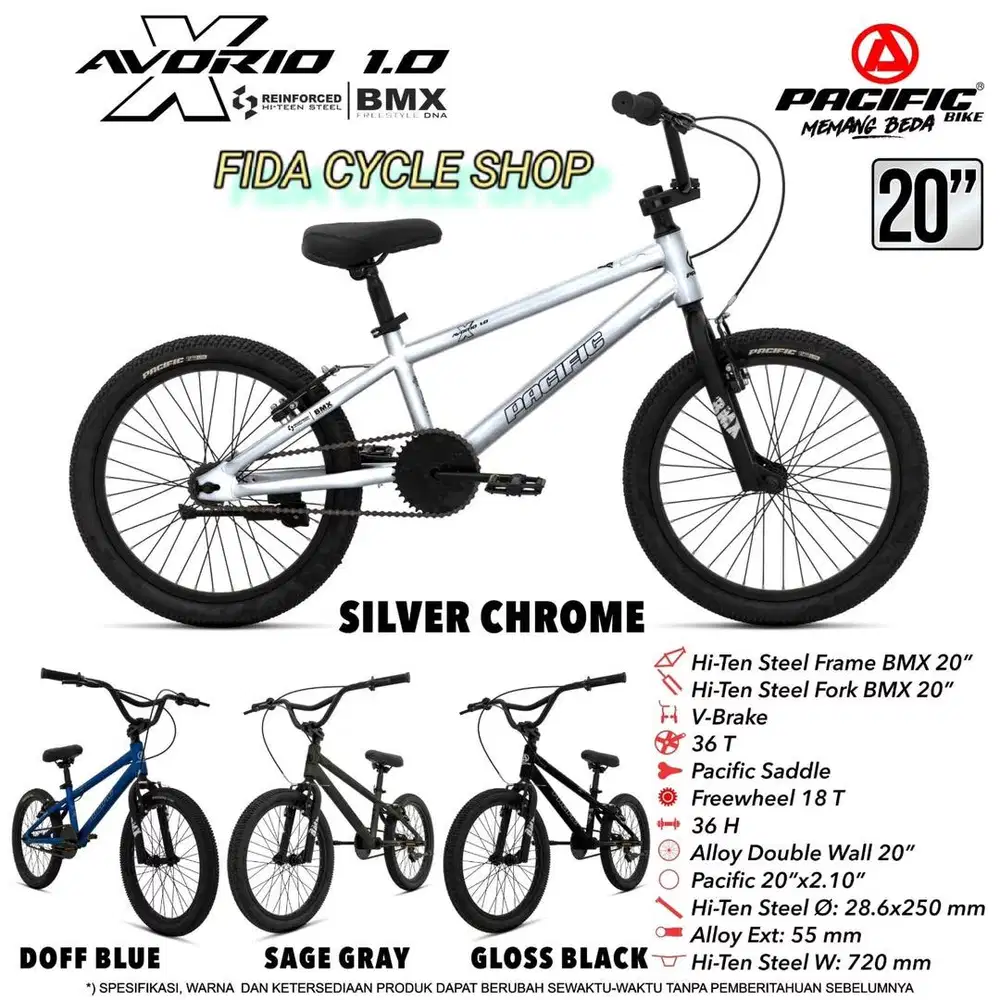 Sepeda bmx ST 20 avorio 1.0