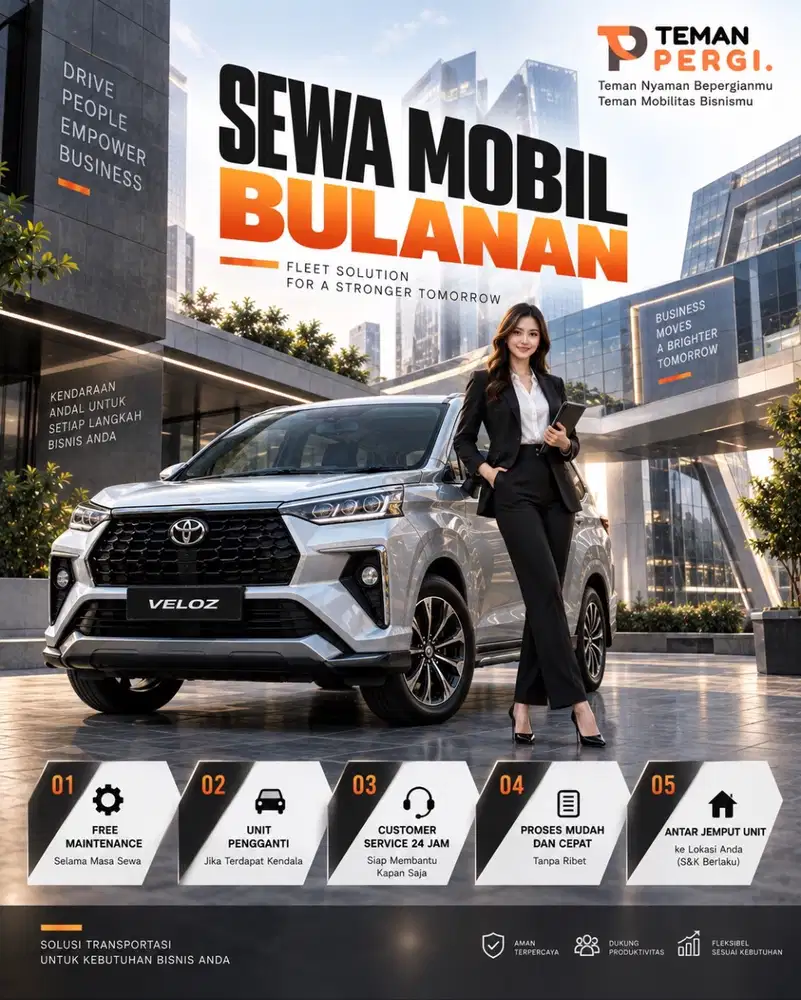 Sewa Mobil Bulanan Untuk Armada Kantor