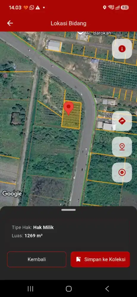 DIJUAL CEPAT TANAH HOOK STRATEGIS DI DEKAT BANDARA