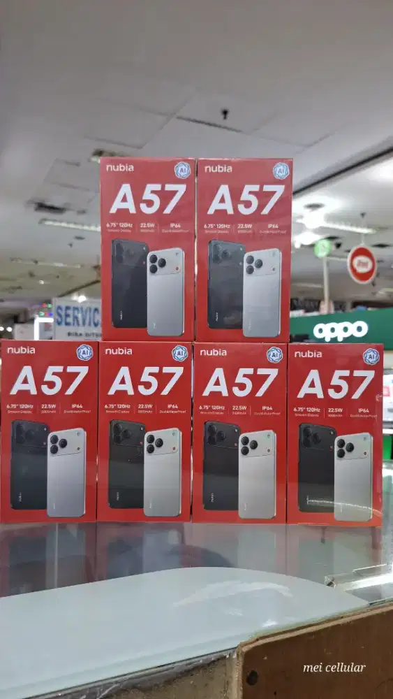 Nubia A57 4/64 & 4/128 baru segel garansi resmi bisa TT bisa kredit
