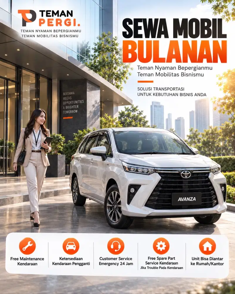 Sewa Mobil bulanan Untuk Mobilitas Kantor