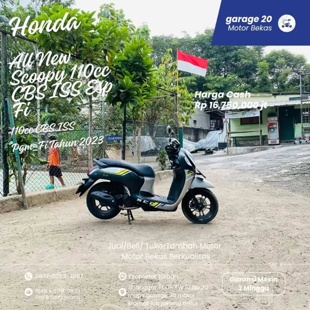 Honda All New Scoopy 110cc CBS ISS Esp Fi Tahun 2023
