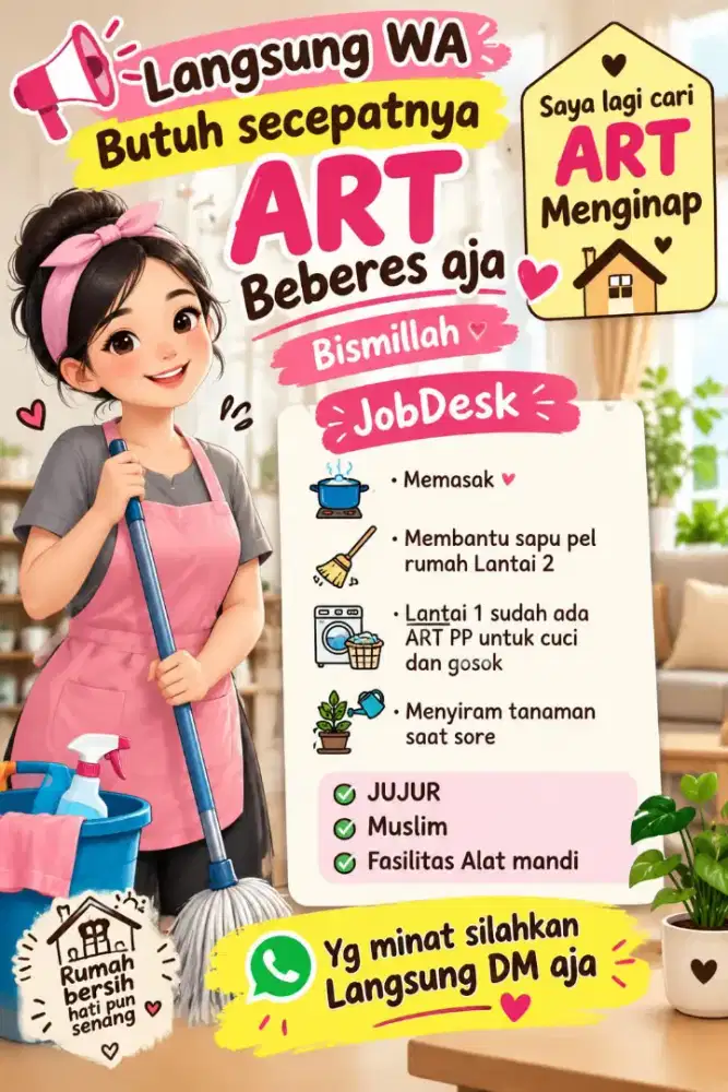 loker asisten rumah tangga