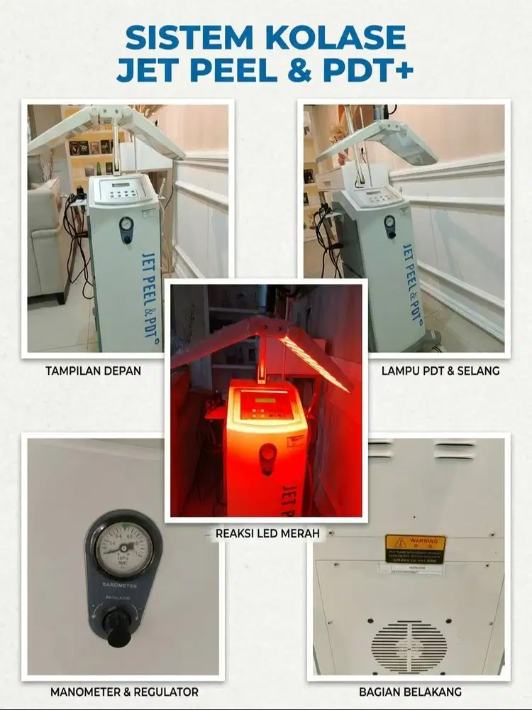 ALAT KLINIK KECANTIKAN PDT (JET PEEL & PDT)