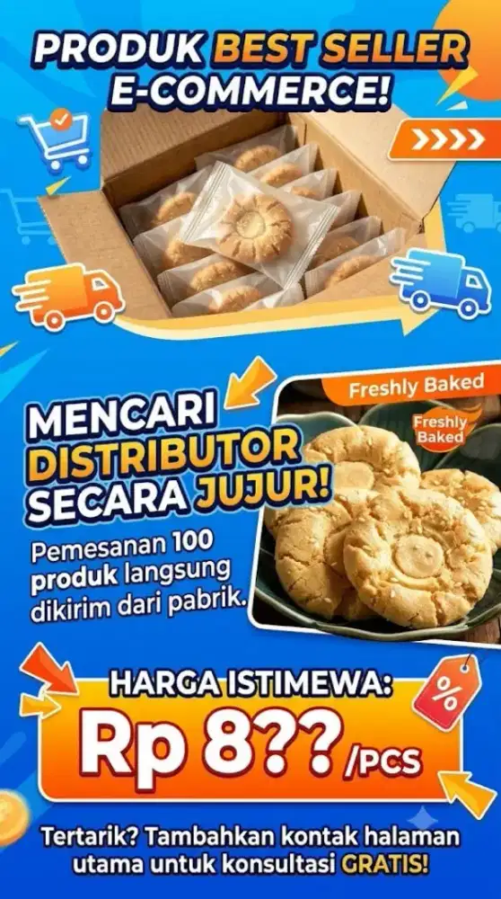 Jual kue kering