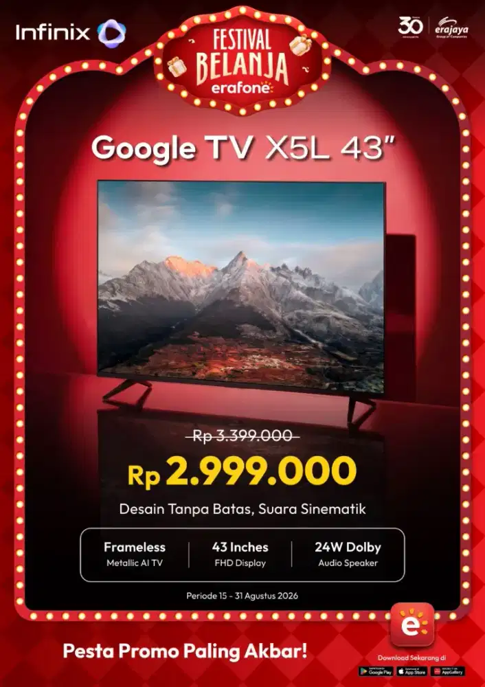Cicilan / credit TV televisi
