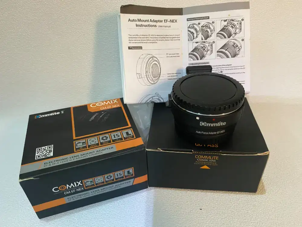 Commlite Comix CM-EF-NEX Adapter for Canon Lens to Sony Mirrorless