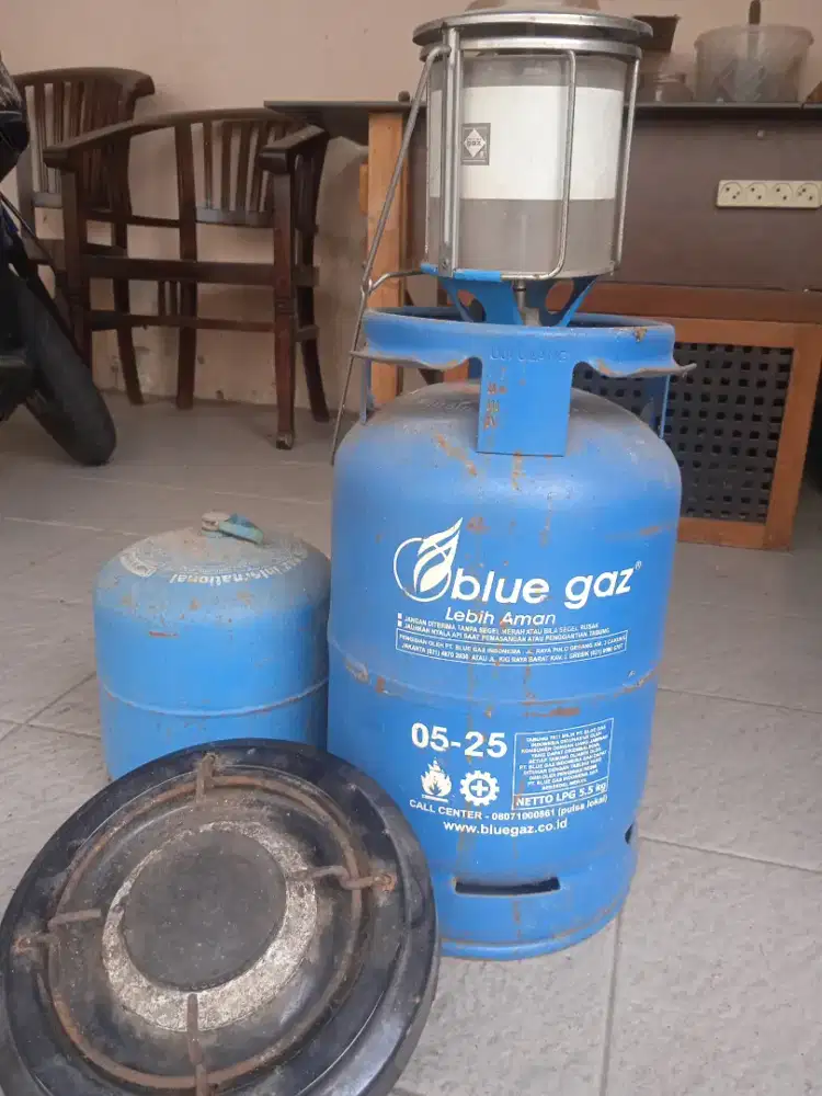 Tabung blue gas set bekas