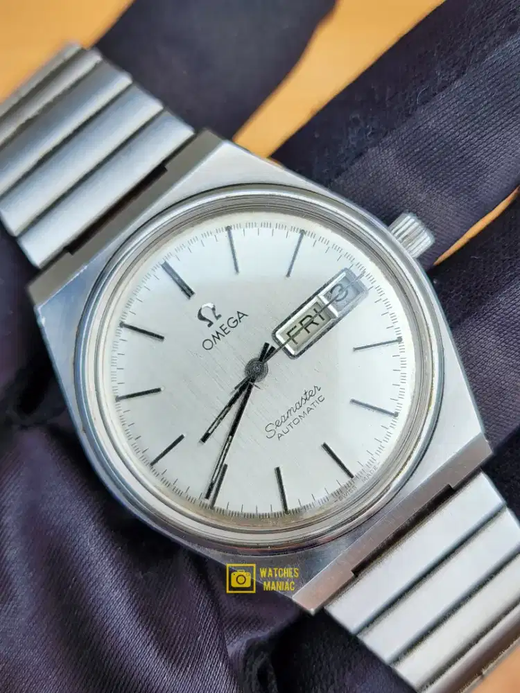 Jam Tangan Original Vintage Omega Seamaster Day Date Automatic Swiss