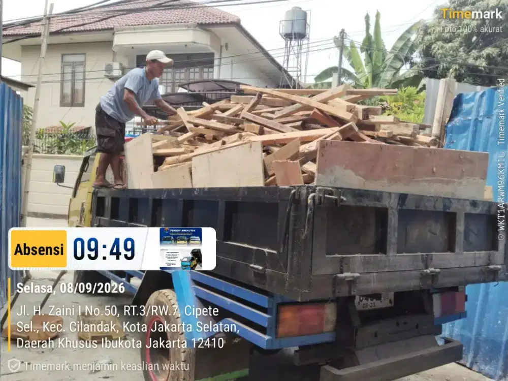 Jasa buang puing dan sampah