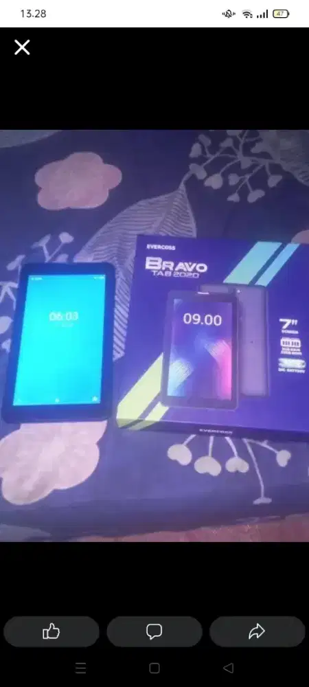 Jual tablet second Evercross