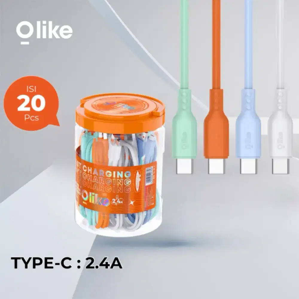 Olike D306C Kabel Data Charger USB Type C Fast Charging 2.4A