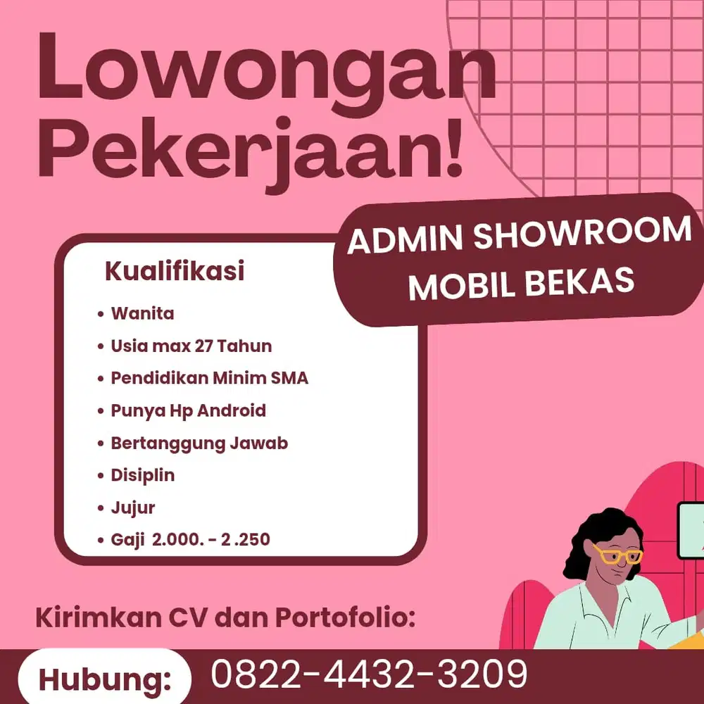 ADMIN SHOWROOM MOBIL BEKAS