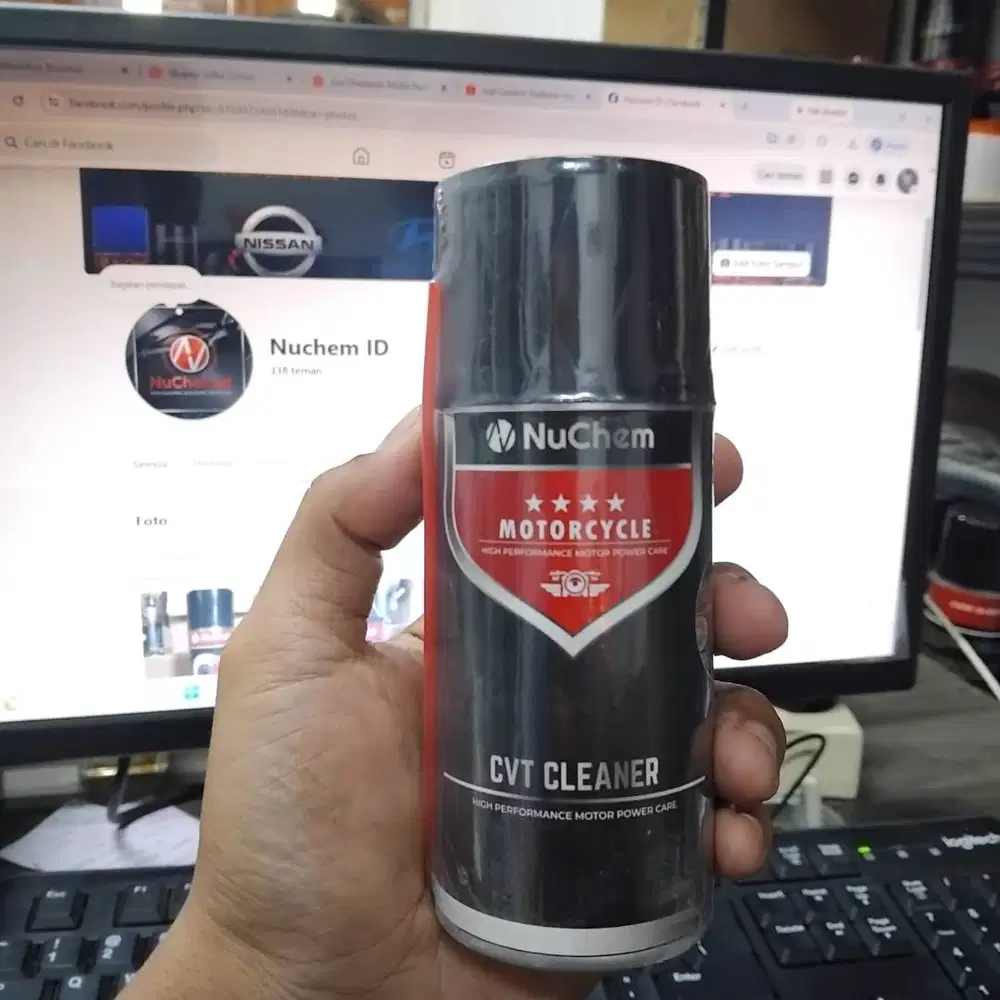 NuChem CVT Cleaner 150ml | Pembersih CVT Motor Menghilangkan Kerak