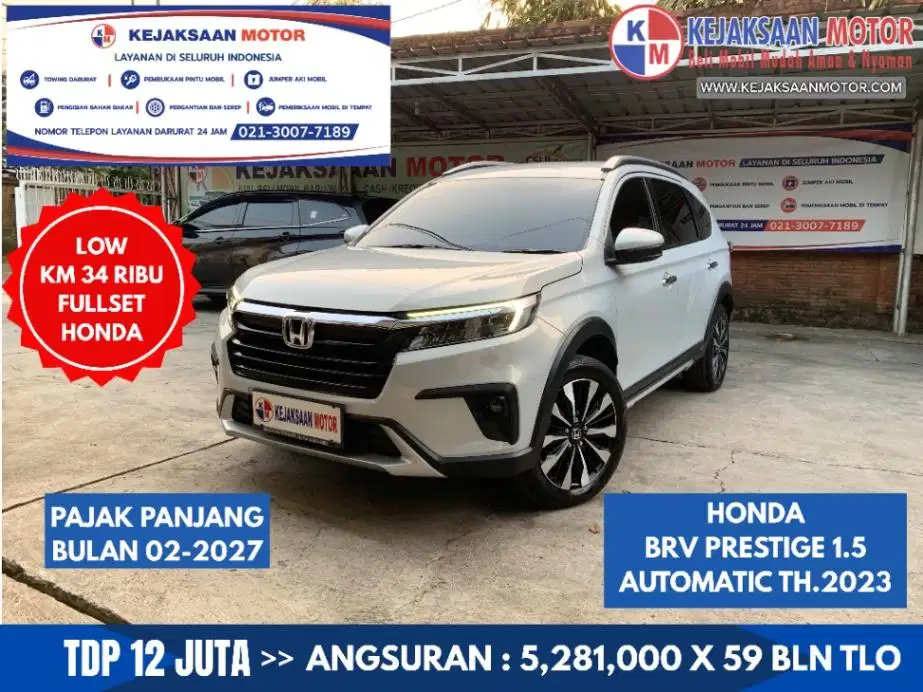 Honda Brv Prestige 1.5cc Automatic Th.2023 LOW KM 30 Ribu