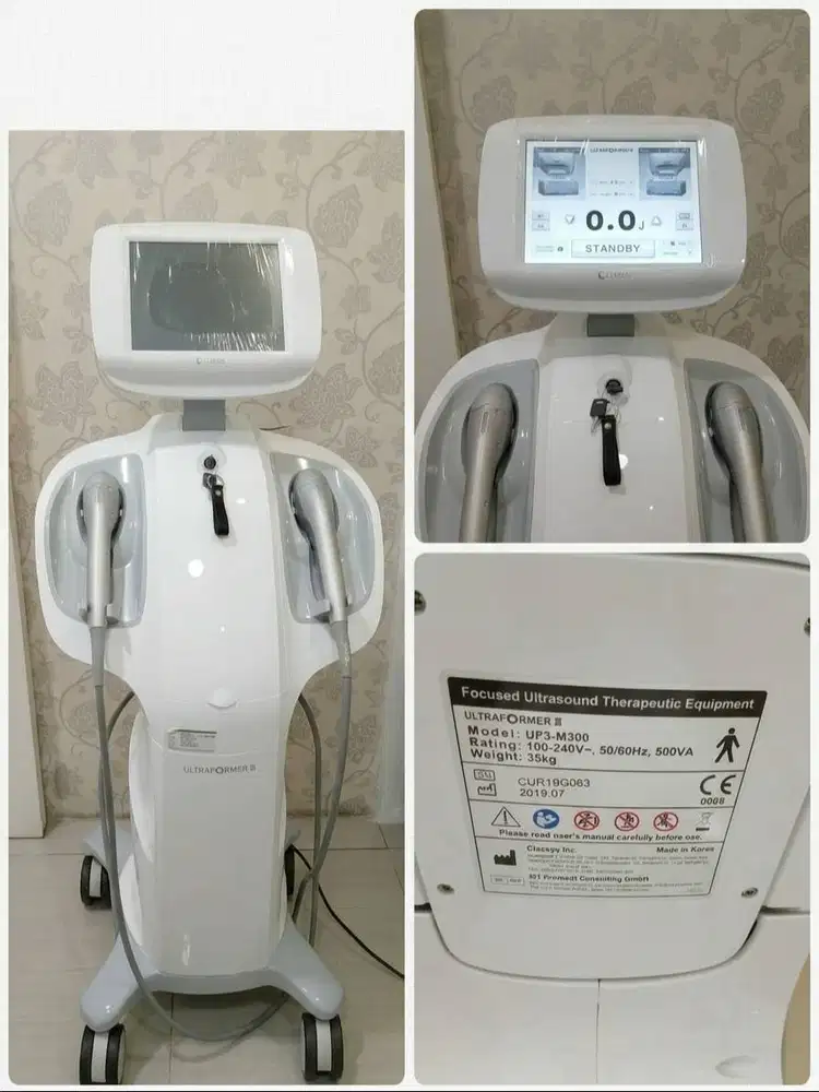 ALAT KLINIK KECANTIKAN HIFU (CLASSYS (ULTRAFORMER III) / UVIII-M300)