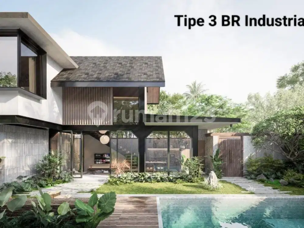 Villa Modern 3Br Leasehold 30 Tahun Kedungu Tabanan, Dekat Pantai, Rp 3,57 Miliar