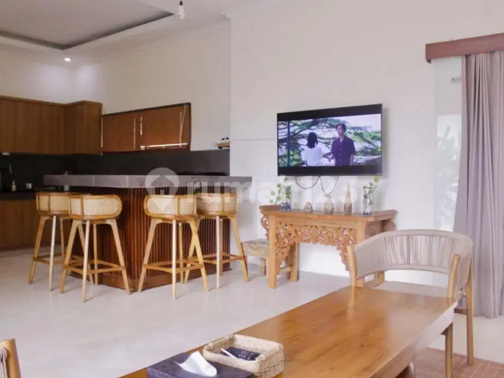 Fully Furnished 4-Bedroom Villa For Rent In Sanur Kauh, Private Pool, Large Rooftop, Idr 350 Million/Year