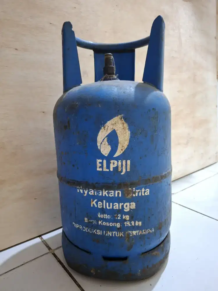 Tabung gas LPG biru 12 kg