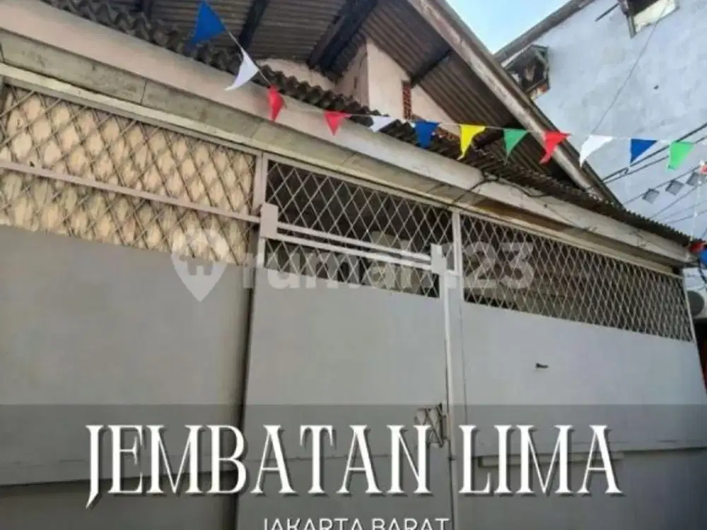 Dijual Murah Rumah Tinggal Lokasi Strategis di Jembatan Lima, Jakarta Barat