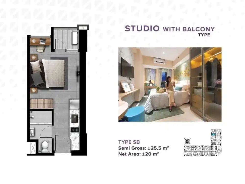 Di jual, apartemen Clayson