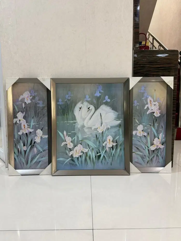 Set Lukisan Angsa