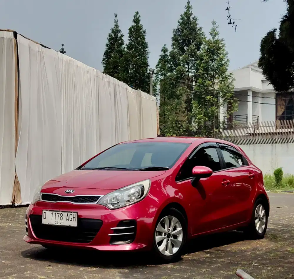 Kia Rio 2016 Matic Km51rb Merah Original Terawat